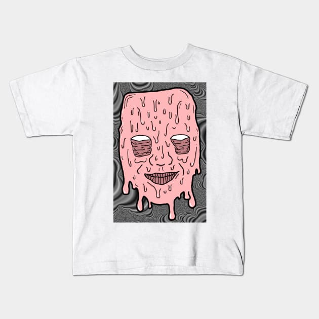 GRIME FACE PSYCHDELIC Kids T-Shirt by Mantvydas